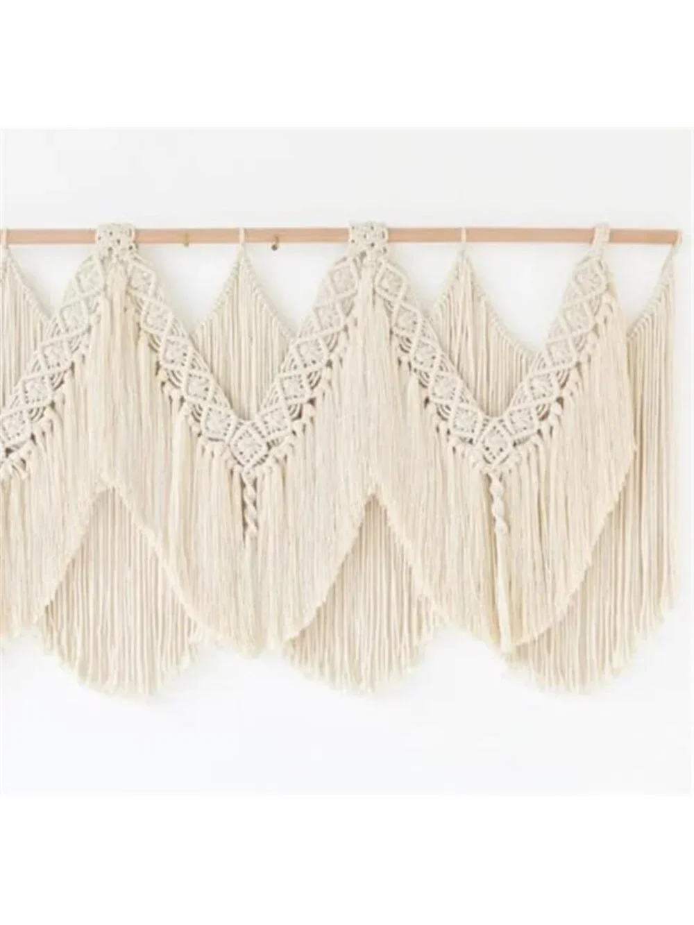 Macrame Wall Hanging Wedding Hanger Macrame Wall Decor Dorm Craftsmanship Tassel